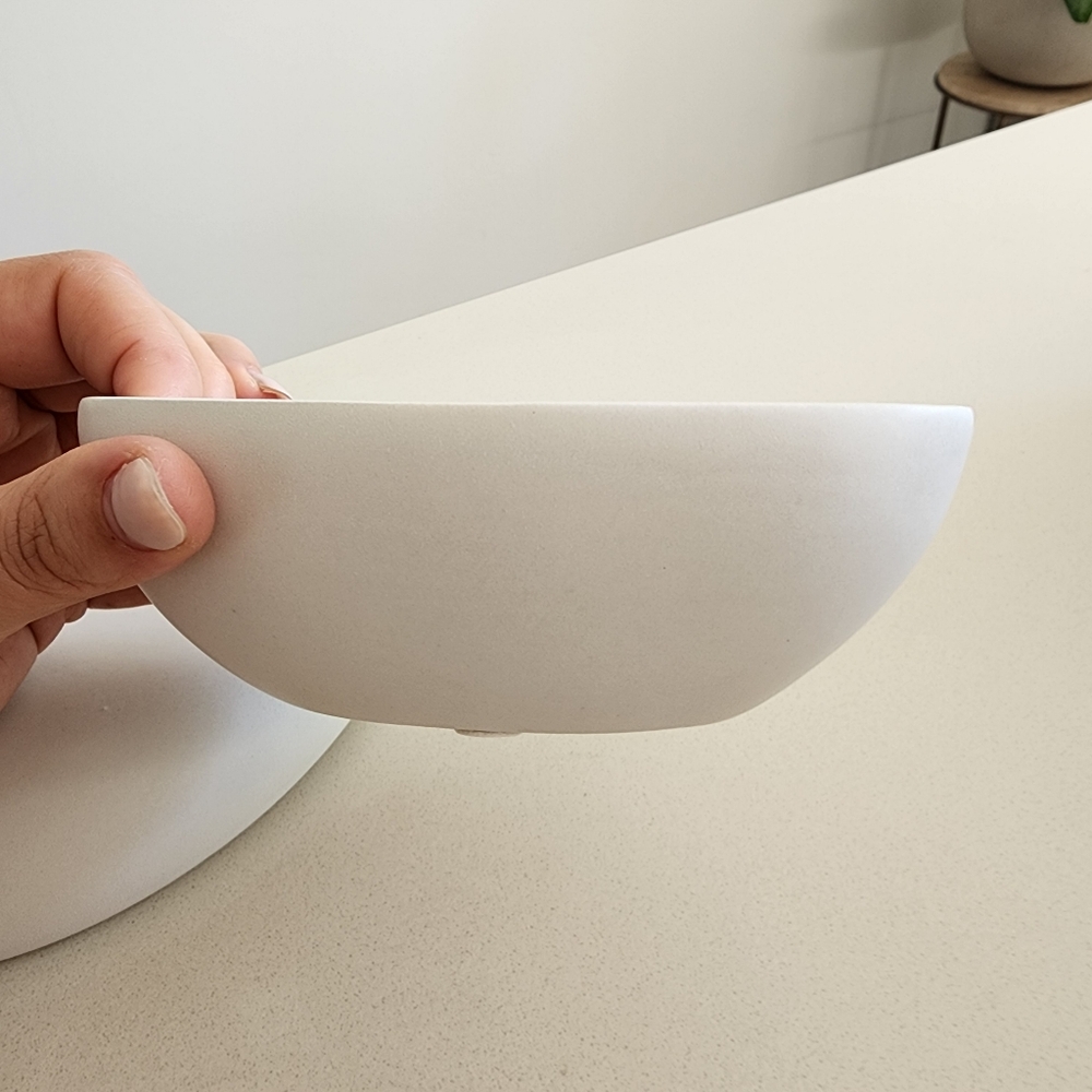 West Elm White Ceramic Decorative Box - Picture 5 of 9